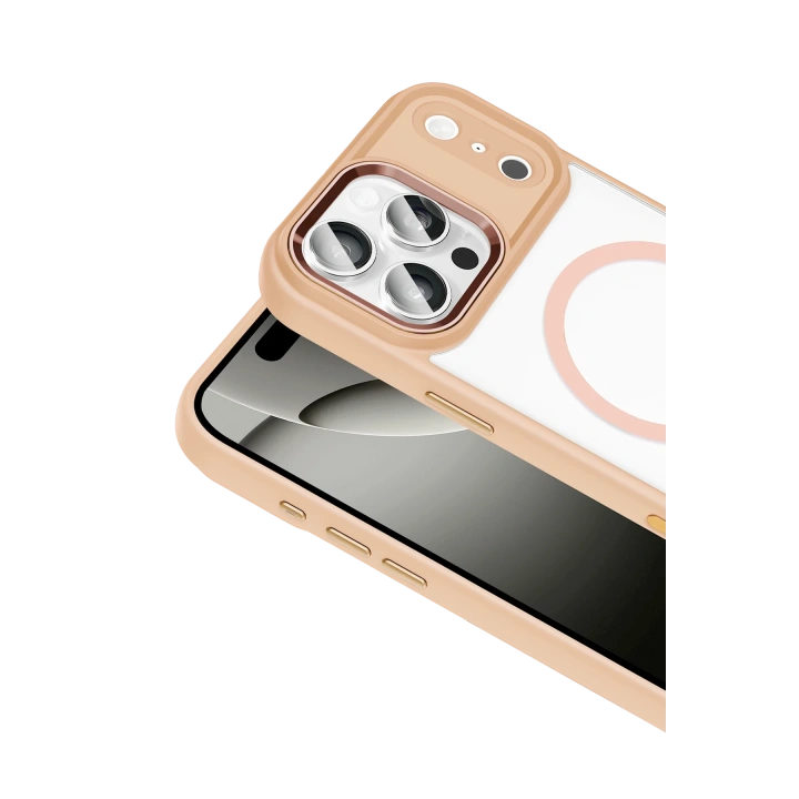 BFS  Apple iPhone 17 Pro Max Terea Magsafe Kapak - Pembe