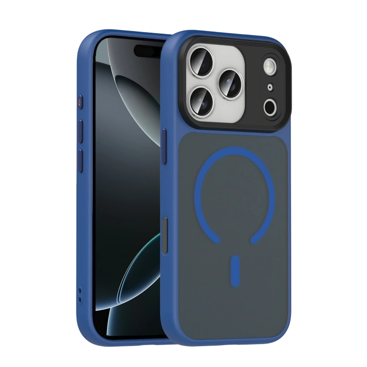 BFS  Apple iPhone 17 Pro Megane Magsafe Kapak - Lacivert