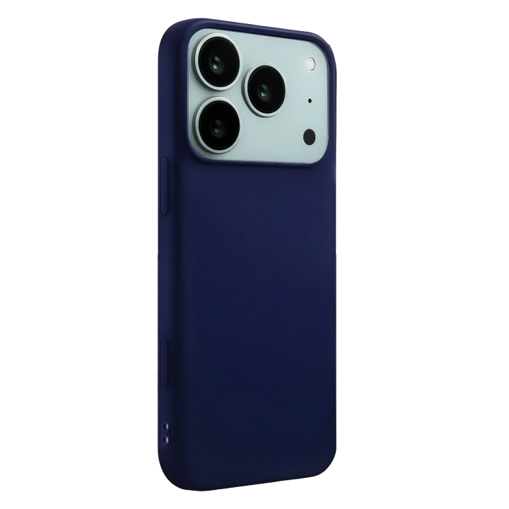 BFS  Apple iPhone 17 Pro Nano içi Kadife Silikon - Lacivert