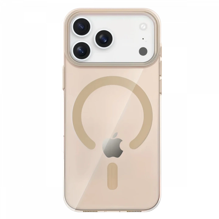 BFS  Apple iPhone 17 Pro PC Blank Magsafe Kapak - Çöl Titanyum