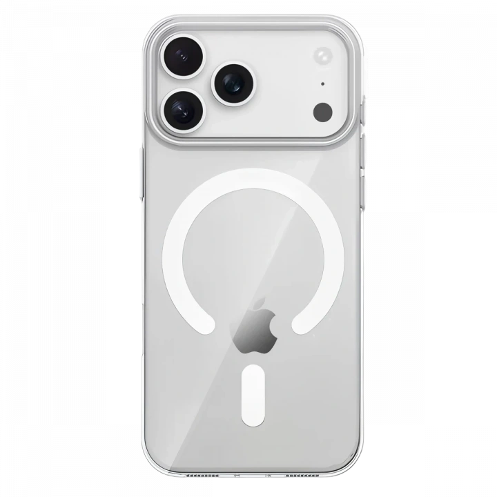 BFS  Apple iPhone 17 Pro PC Blank Magsafe Kapak - Şeffaf