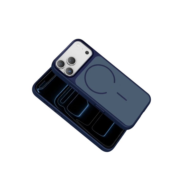 BFS  Apple iPhone 17 Pro Rush Magsafe Kapak - Mavi