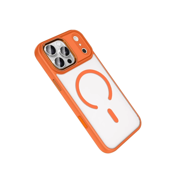 BFS Apple iPhone 17 Pro Terea Magsafe Kapak - Turuncu