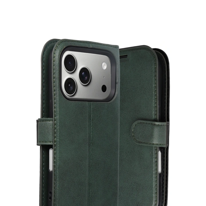 BFS  Apple iPhone 17 Pro Trend S Plus Kapaklı Kılıf - Yeşil