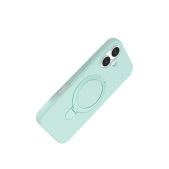 BFS  Apple iPhone 17 Regal Magsafe Standlı Kapak - Su Yeşili