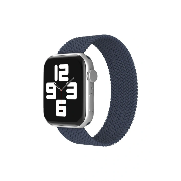 BFS  Apple Watch 38mm Ayarlı Solo Silikon Kordon - Lacivert