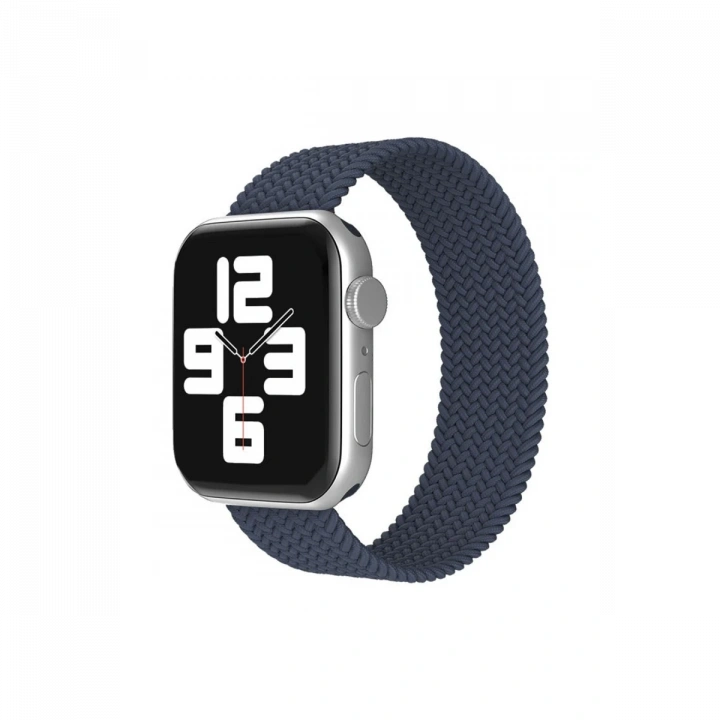 BFS  Apple Watch 38mm Ayarlı Solo Silikon Kordon - Lacivert