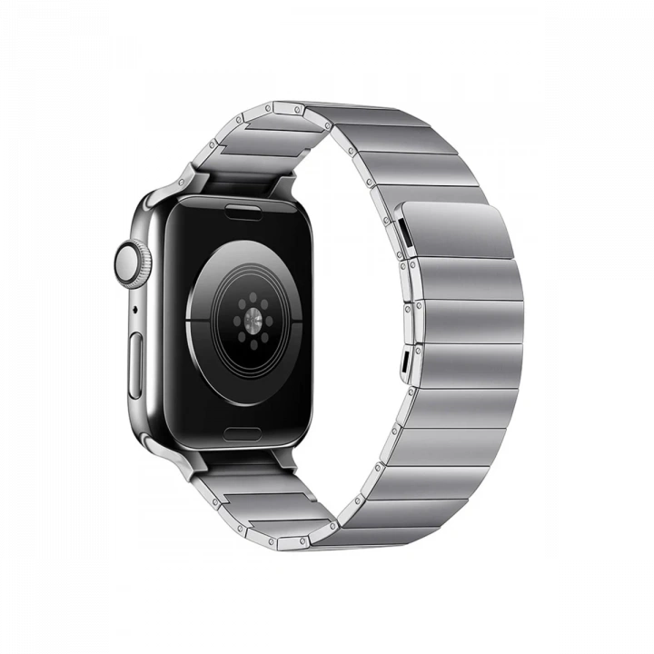 BFS  Apple Watch 38mm KR404 Huks Kordon - Gümüş