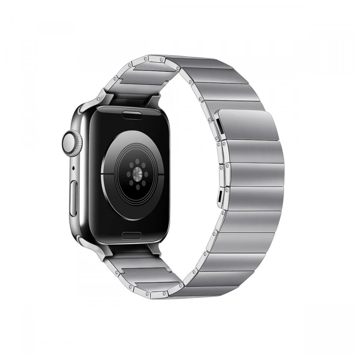 BFS  Apple Watch 38mm KR404 Huks Kordon - Gümüş