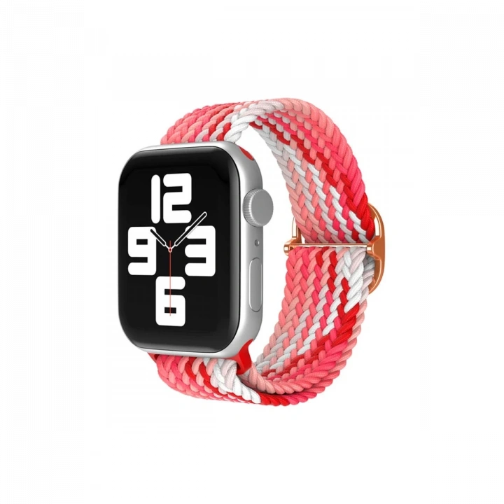 BFS  Apple Watch 38mm Star Kordon - Pembe-Kırmızı