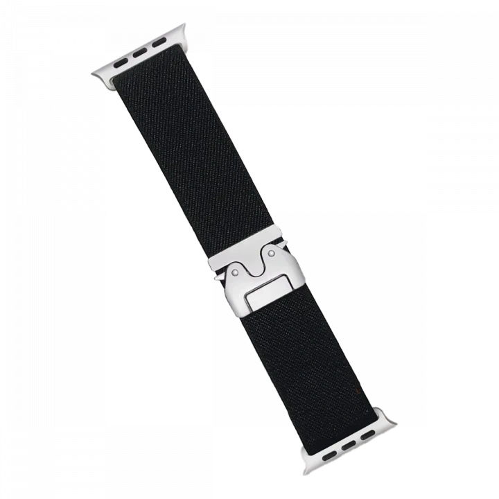 BFS  Apple Watch 42mm Forest Kumaş Kordon - Siyah