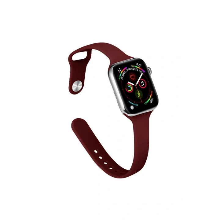 BFS  Apple Watch 42mm Klasik Kordon - Bordo