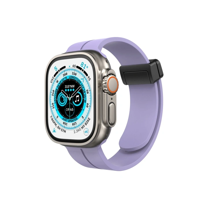 BFS  Apple Watch 42mm KR412 Elegance Stylısh Kordon - Lila