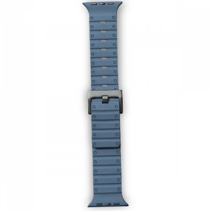 BFS  Apple Watch 42mm Magnus Mıknatıslı Silikon Kordon - Mavi