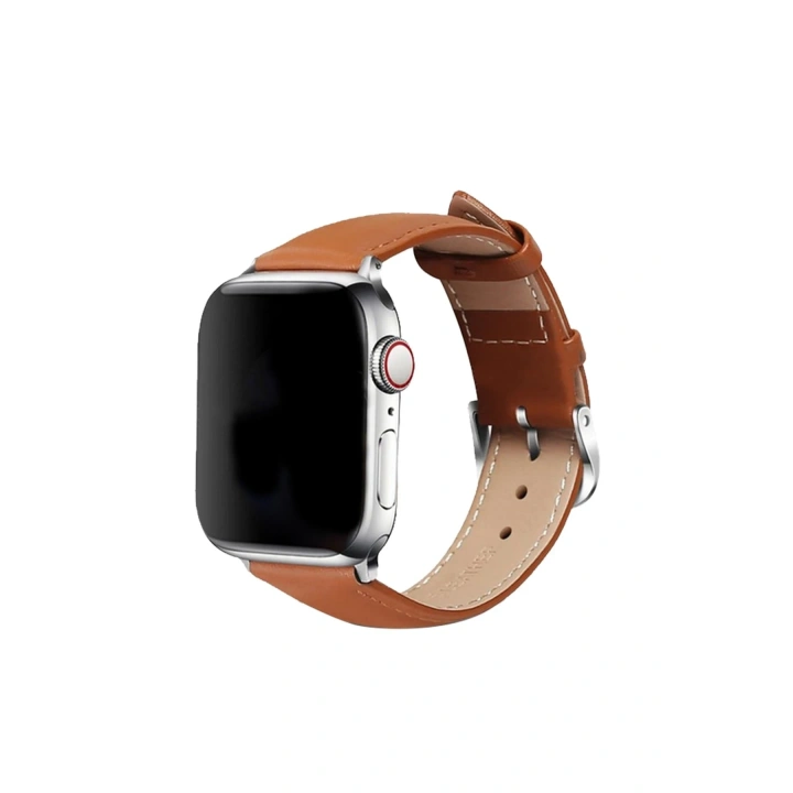 BFS  Apple Watch 42mm NL26 Deri Kordon - Taba