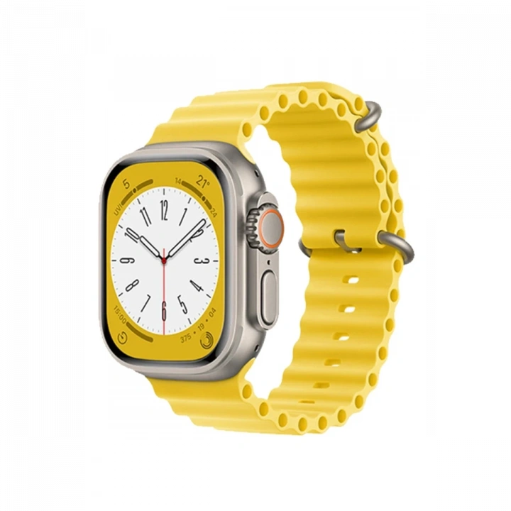 BFS  Apple Watch 42mm Ocean Kordon - Sarı
