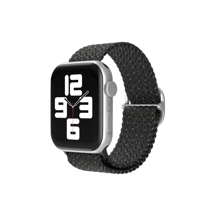 BFS  Apple Watch 42mm Star Kordon - Benekli Siyah