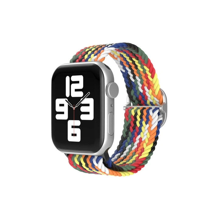 BFS  Apple Watch 42mm Star Kordon - Gökkuşağı 1