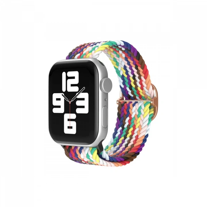 BFS  Apple Watch 42mm Star Kordon - Gökkuşağı 2