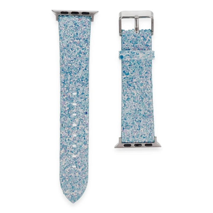 BFS  Apple Watch 42mm Starry Taşlı Kordon - Turkuaz