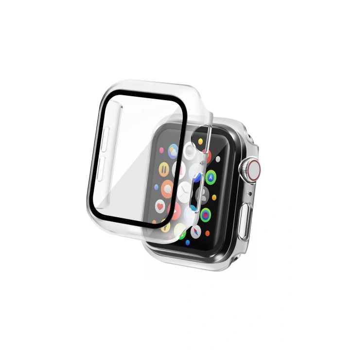BFS  Apple Watch Ultra 49mm Camlı Kasa Ekran Koruyucu - Şeffaf