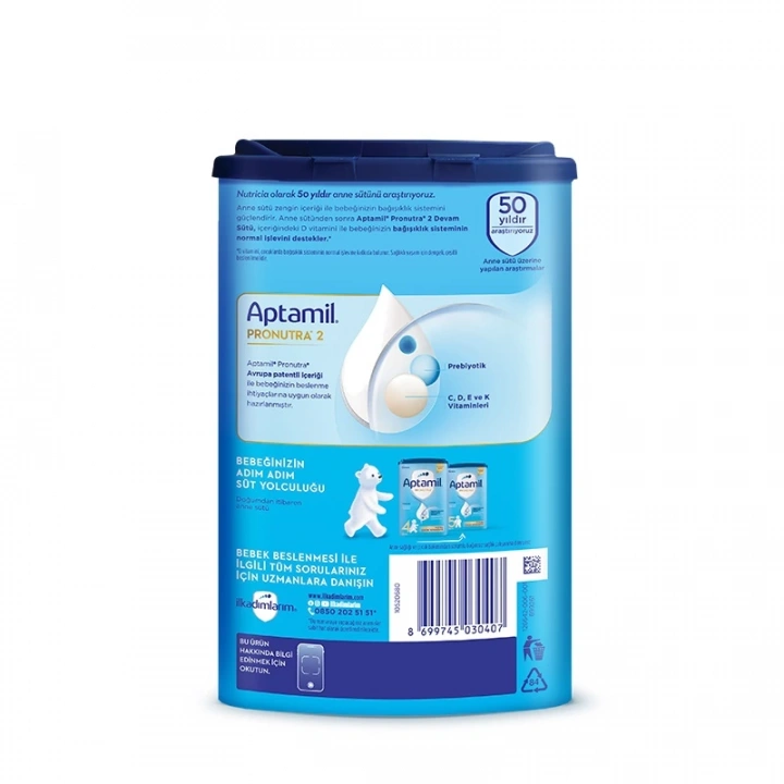 BFS  Aptamil Devam Sütü Maması No2 6-9 Ay 800 Gr