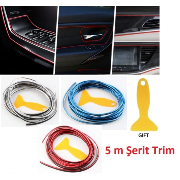 BFS Araba Dekorasyon Şeridi 5 Metre Trim Şeridi