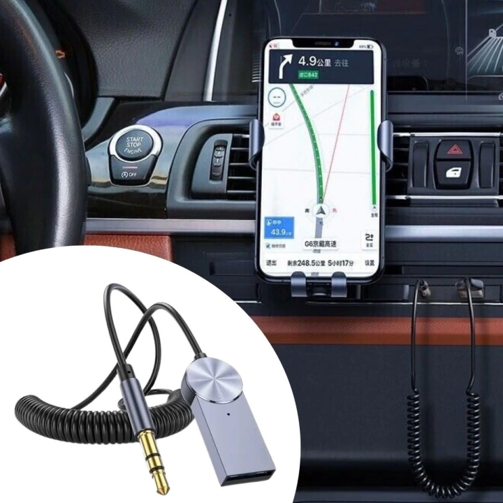 BFS  Araba için Bluetooth Aux Alıcısı Wireless Araç Kiti