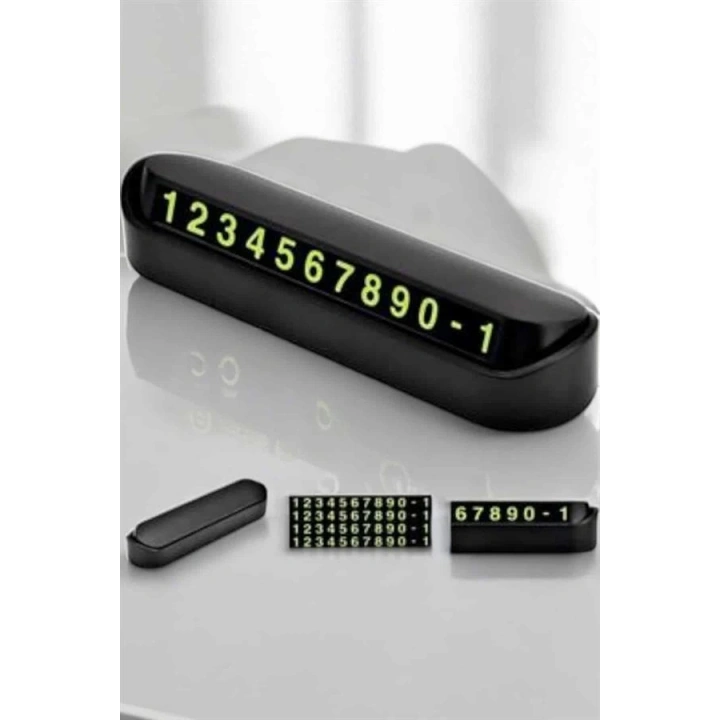 BFS Araba Park Numaratörü Araç İçi Numaralık Değiştirilebilir Çevirmeli Mini