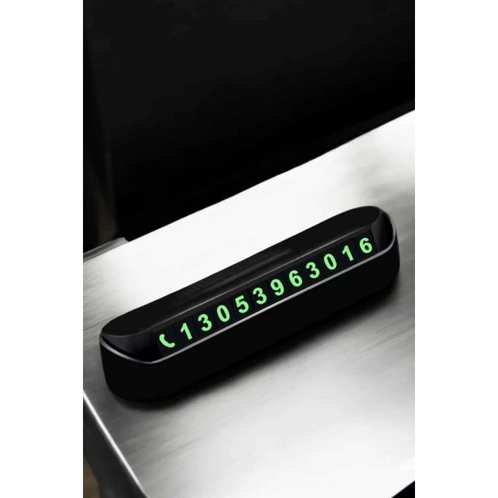 BFS Araba Park Numaratörü Araç İçi Numaralık Değiştirilebilir Çevirmeli Mini