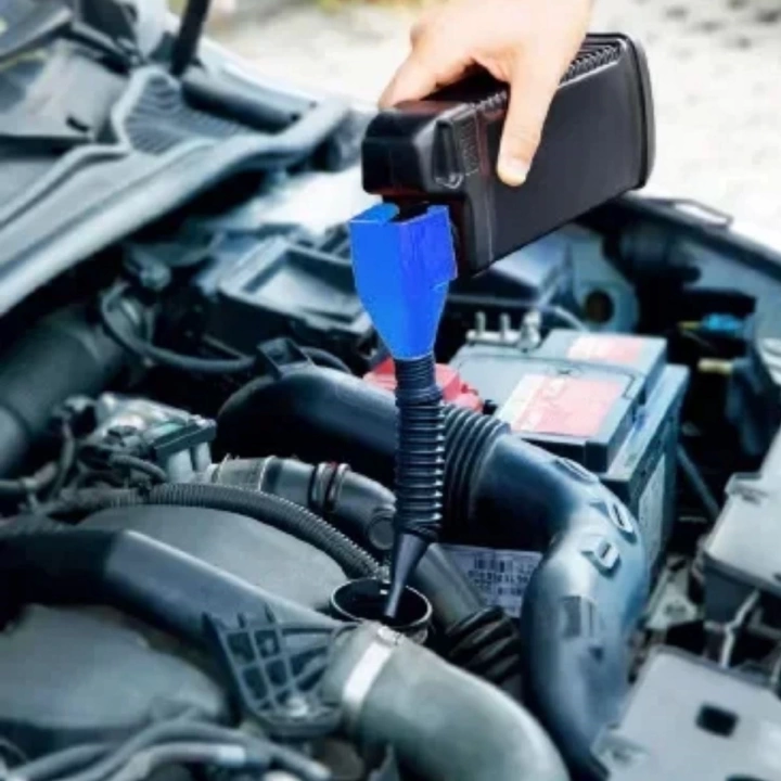 BFS  Araba ve Motorsikletler İçin Katlanabilir Plastik Motor Yağ Hunisi