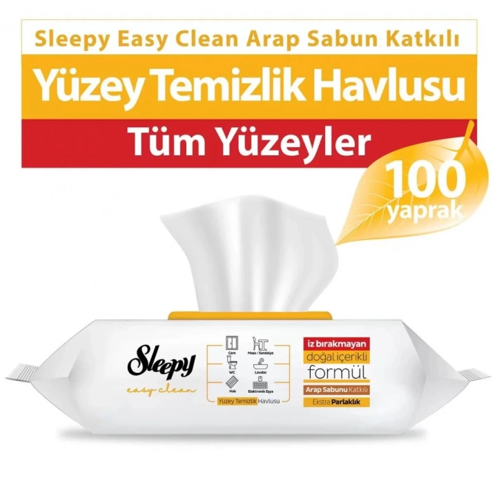 BFS    Arap Sabunu Katkılı Yüzey Temizlik Havlusu 100 Adet