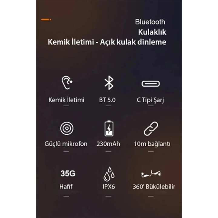 BFS AS10 Plus Suya Dayanıklı Bluetooth Kulaklık - Siyah