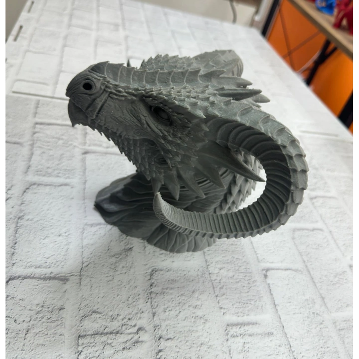BFS Asılabilir / Masaüstü Ejderha Modeli 3D Dekoratif Heykel 22x17 cm