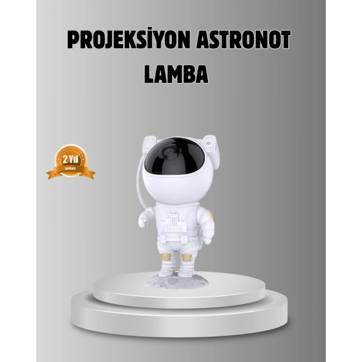 BFS Astronot Galaksi Projeksiyon Lambası Bluetooth Bağlantılı ve Uzaktan Kontrollü