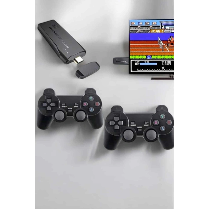 BFS Atari Oyun Konsolu 2000 Oyunlu Game Stick 2.4G Wireless