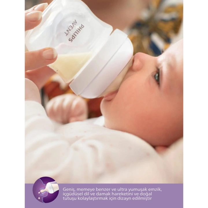 BFS     Avent Doğal Tepkili Natural Response PP 2li Biberon Seti 125ml 0+ Ay