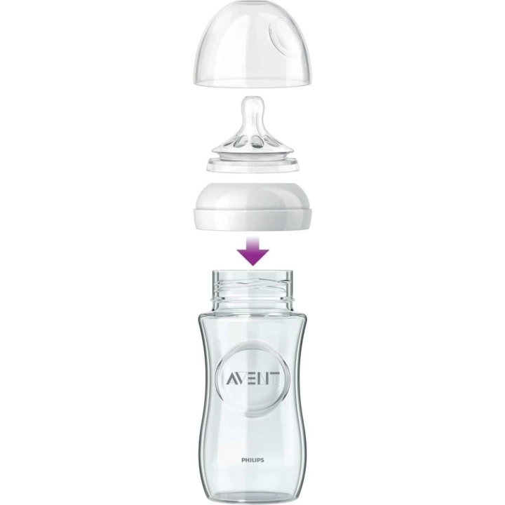BFS     Avent Natural Cam Biberon 240ml SCF053/17
