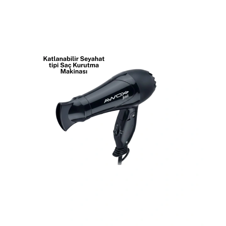 BFS AWOX MİNİ FÖN SİYAH