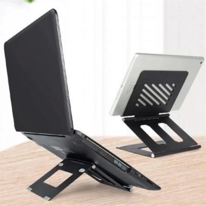BFS   Ayarlanabilir Metal Dizüstü Destek Tabanı Katlanabilir Taşınabilir Laptop Sehpası Standı