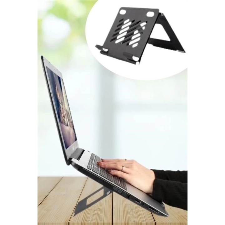 BFS   Ayarlanabilir Metal Dizüstü Destek Tabanı Katlanabilir Taşınabilir Laptop Sehpası Standı