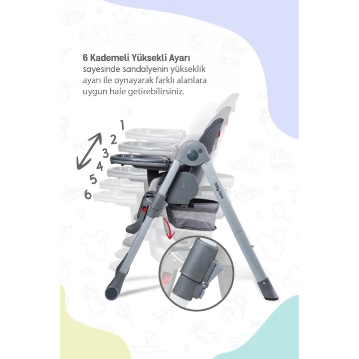 BFS Baby Care BC511 Flex Plus Mama Sandalyesi Antrasit