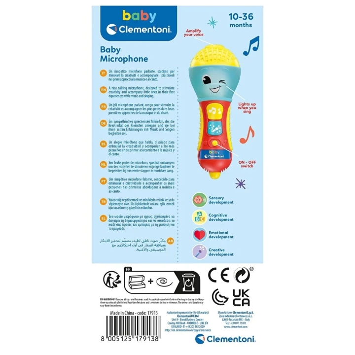 BFS  Baby Clementoni Bebek Mikrofonu 17913