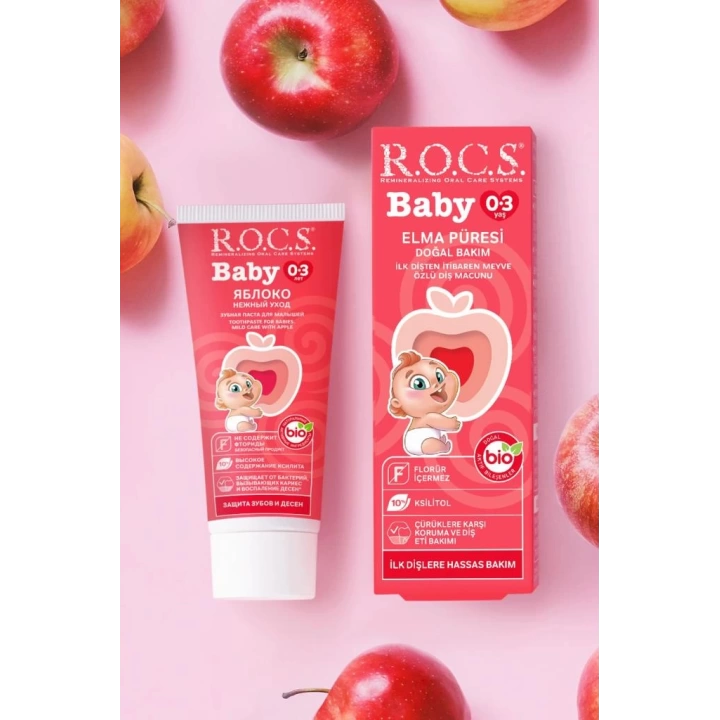 BFS    .Baby Diş Macunu 35ml 0-3 Yaş Elma
