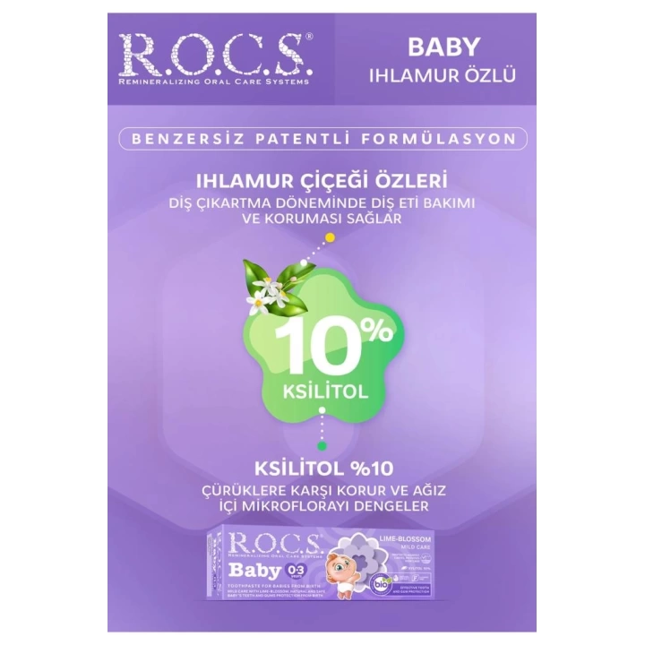 BFS    .Baby Diş Macunu 35ml 0-3 Yaş Ihlamur