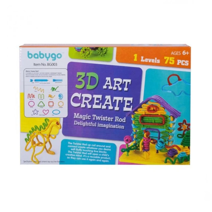 BFS  Babygo Yapıcı Bükme Oluşturma 3D Yapım Seti