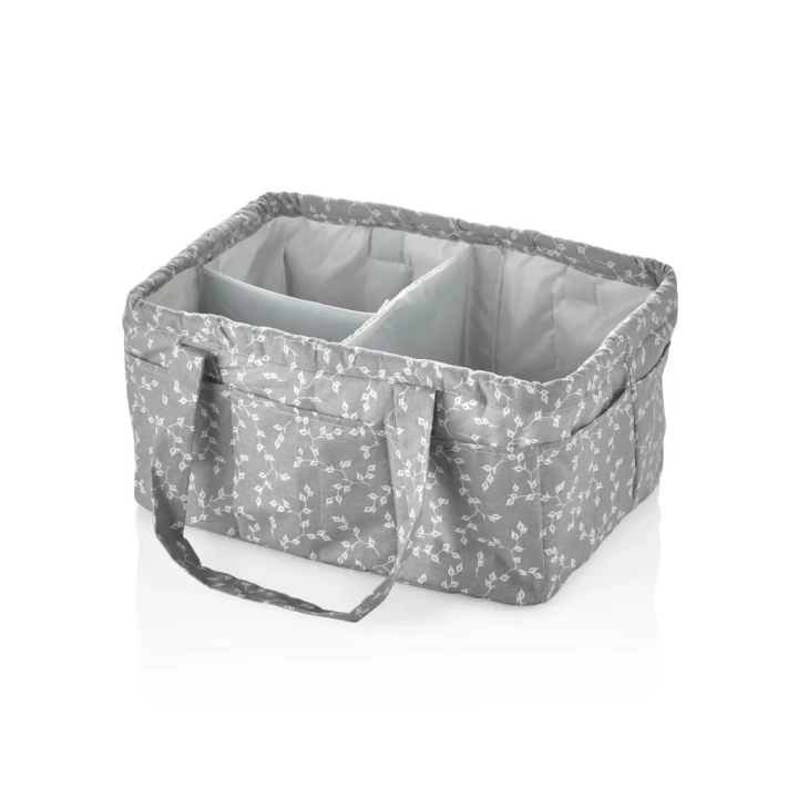 BFS   BabyJem Katlamalı Anne & Bebek Organizer 795 Gri Çiçek