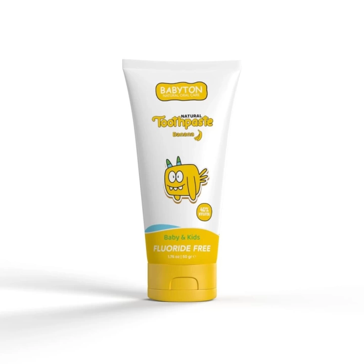BFS   Babyton Organik Doğal Muz Aromalı Diş Macunu 50 Gr
