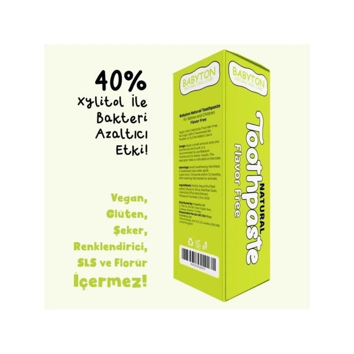 BFS   Babyton Organik Doğal Natural Diş Macunu 50 Gr