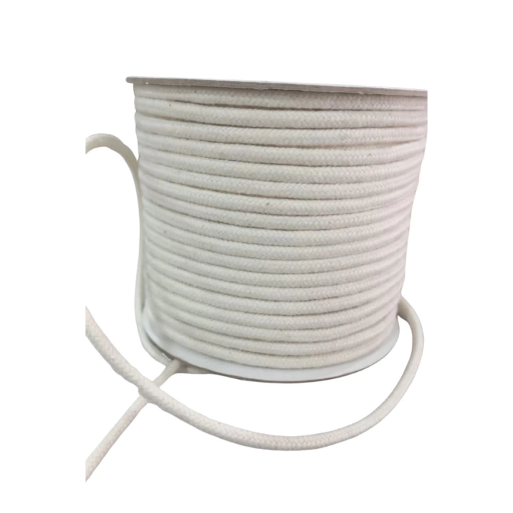 BFS Bağcık İpi Pamuk 1 cm Krem 5 Metre